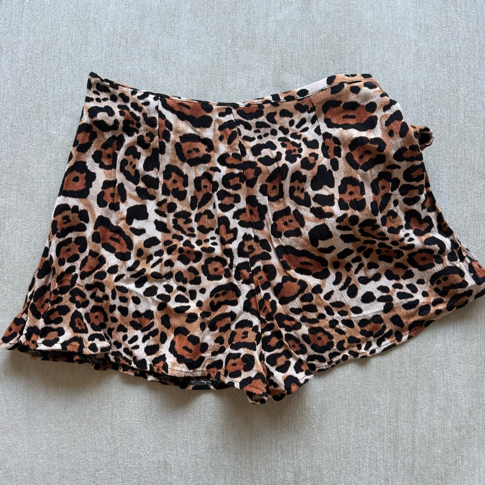 Lulus Leopard Print Skort - Picture 10 of 14